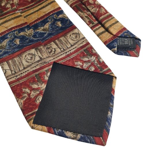 Croft Barrow Silk Tie Fall Core Stripes Floral Classic Motif Menswear Dad Gift - Picture 5 of 5